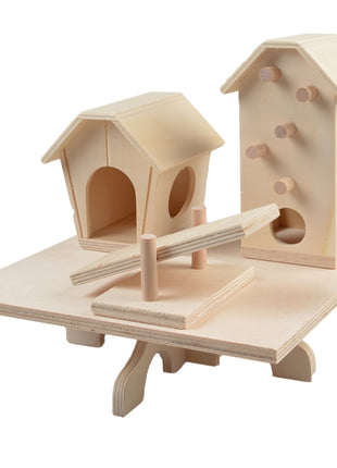 Duvoplus Holzspielplatz für Nager