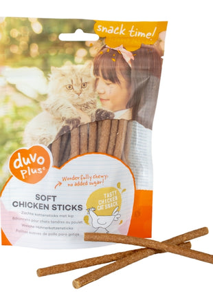 Duvoplus Cat Snack Weiche Hühnerkatzensticks 50g