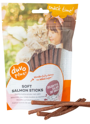 Duvoplus Cat Snack Weiche Lachskatzensticks 50g