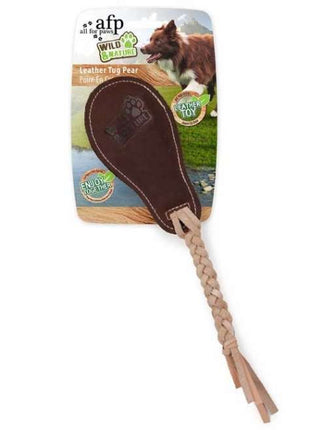 All for Paws Wild & Nature Leather Tug Pear Lederspielzeug