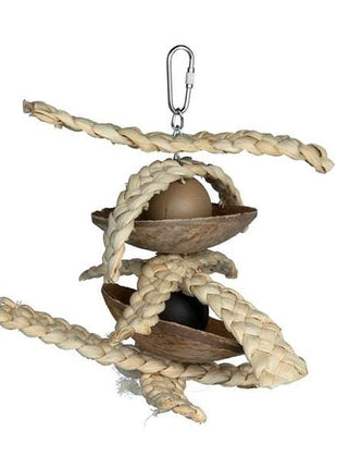 Trixie Kokosschalen mit Holz und Stroh