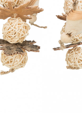 Trixie Naturspielzeug aus Bambus, Rattan und Holz