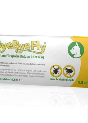 ByeByeFly® Spot-on für großeKatzen über 4 kg