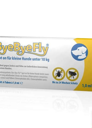 ByeByeFly® Spot-on für kleine Hunde unter 10 kg