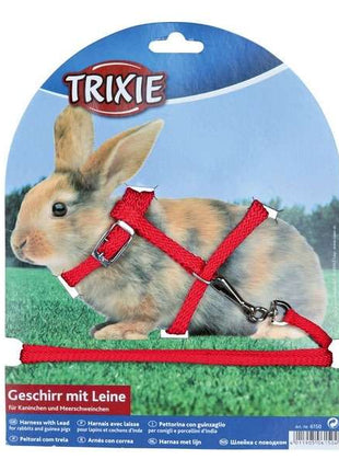 Trixie Kleintier-Garnitur mit Leine - 8 mm