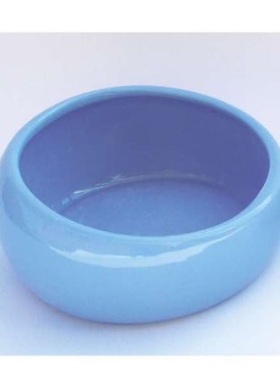 LIVING WORLD Ergonomischer Nagernapf groß blau