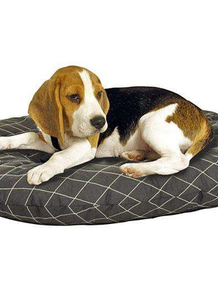 Karlie SUPER DELUXE Liegekissen - Schwarz, Oval - 100 cm
