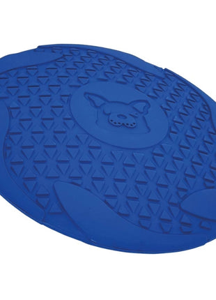 Nobby Vollgummi Frisbee blau - 23cm
