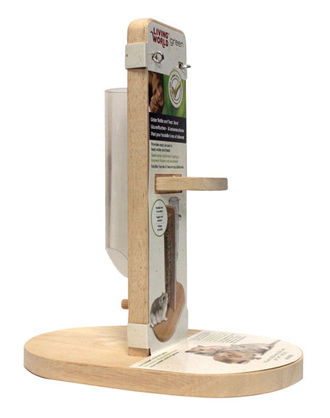 Hagen LivingWorld Green Kombiständer für Flasche + Knabberstange