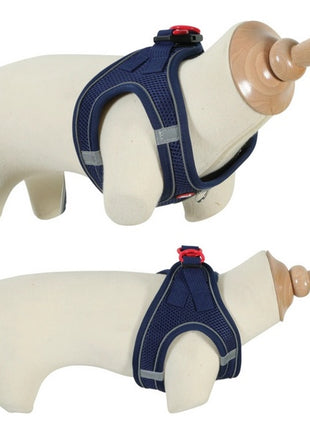 Zolux Szelki oddychające z siatki L granatowe