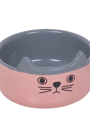 Nobby Keramiknapf Cat Face - rosa