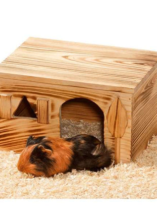 Karlie Nagerhaus Loft aus geflammtem Holz