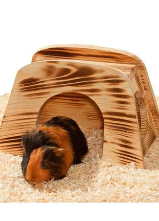 Karlie Nagerhaus Indo aus geflammtem Holz