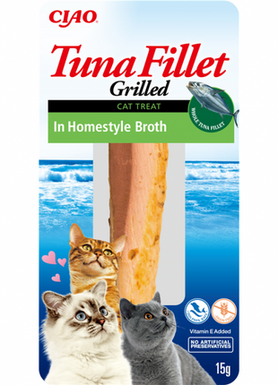 Inaba Cat Thunfischfilet mit Hausmannsbrühe - 15 g