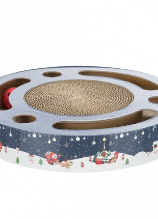 Trixie Xmas Kratztrommel mit Spielzeug
