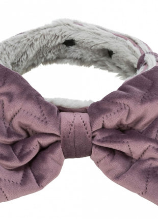 Trixie Halsband Estelle mit Schleife - flieder - S?M: 30?45 cm/40 mm