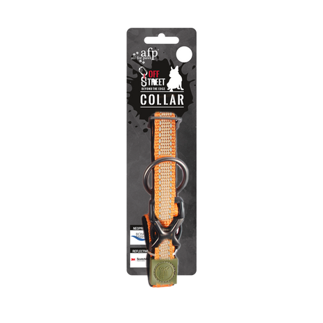 AFP Off Street - Dog Collar Mandarijn