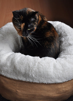 AFP Lambswool - Donut Bed Beige