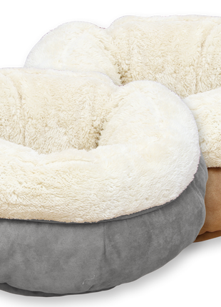 AFP Lambswool - Donut Bed Grijs