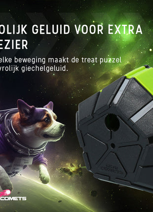 Dog Comets Treat Puzzle Groen
