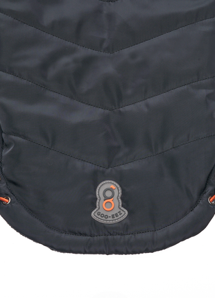 Goo-eez Mock Neck Signature Wrap Jacket Zwart