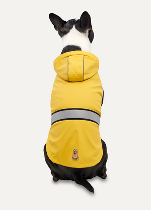 Goo-eez Reflective Hooded Raincoat Geel/Grijs