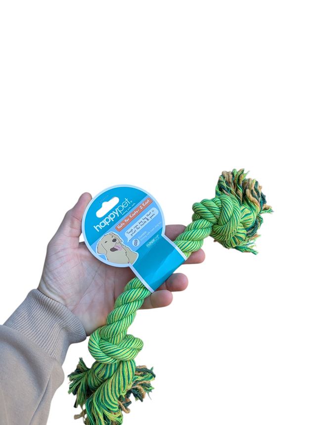 Happy Pet Flossin Fun 2 Knoten - 5 verschiedene Größen erhältlich