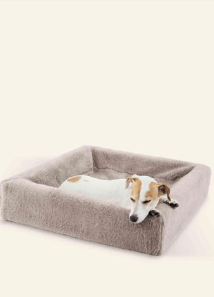 Bia Bed Fleecebezug Hundekorb Taupe - Bezug für BIA Bett 45x45 cm