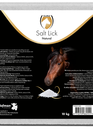 Excellent Horse Salt Lick Naturel 10 kg
