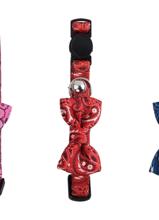 Pawise Cat Collar With Bowknot Rood