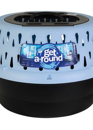 Petmate Get-A-Round Kennel For Cats Blue