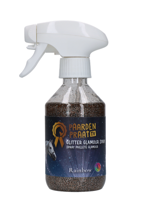 Paardenpraat TV Glitter Glamour Spray Regenboog
