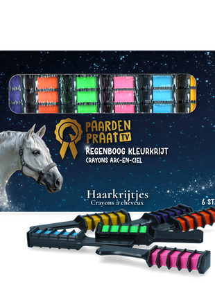 Paardenpraat Regenboog Kleurkrijt