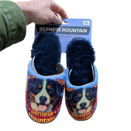Brandless Slipper Berner Sennenhund Dunkelblau