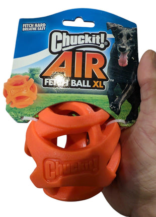 Chuckit Breathe Right Fetch Ball Orange – Ball mit lustiger Struktur in verschiedenen Größen
