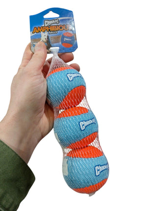 Chuckit Amphibious Ball - 3er-Set Hundespielbälle