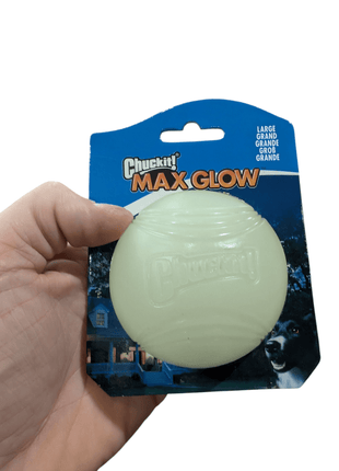 Chuckit Max Glow Ball Glow In The Dark - Leuchtender, nahezu unzerstörbarer Ball - verschiedene Größen
