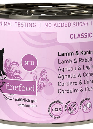 Catz Finefood Classic N.11 Jagnięcina i Królik puszka 200g