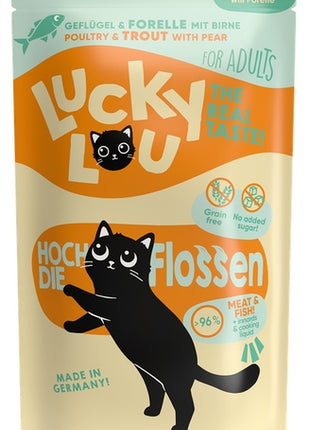 Lucky Lou Lifestage Adult Drób i pstrąg saszetka 125g