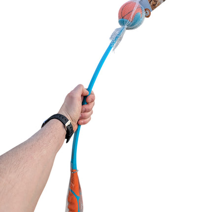 Trixie Wurfstab mit Ball - Apportierspielzeug für Hunde - 60 cm