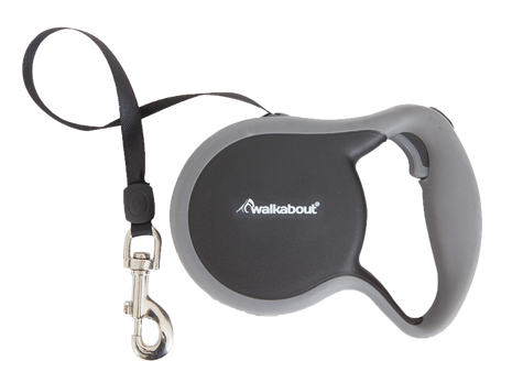 Walkabout Retractable Leash Zwart