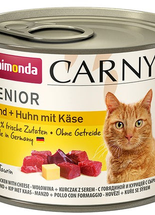 Animonda Carny Senior Wołowina, Kurczak + Ser puszka 200g