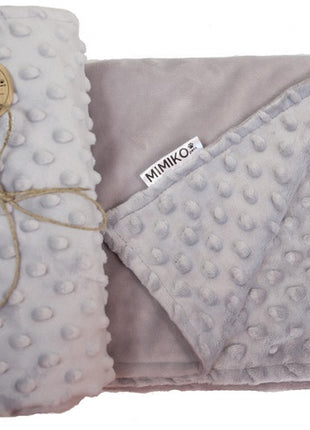 MIMIKO Pets Kocyk Minky-Dot 100x75cm szary