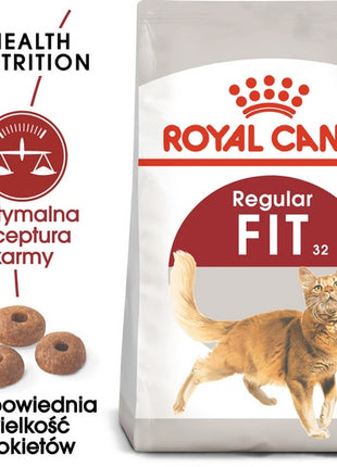 Royal Canin Fit karma sucha dla kotów dorosłych, wspierająca idealną kondycję 400g