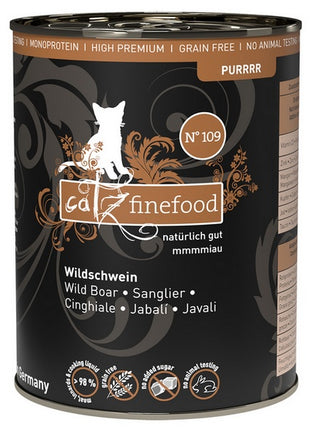 Catz Finefood Purrrr N.109 Dzik puszka 400g