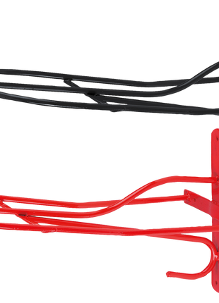 Zadelhouder metaal 54 cm Zwart