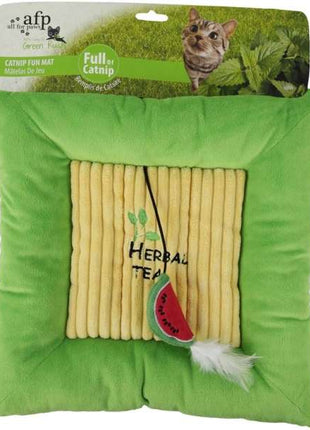 All for Paws Green Rush Catnip Fun Mat