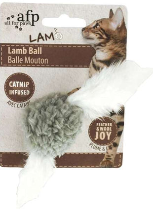 All for Paws Lammfellball mit Vogelsound