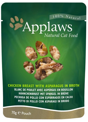 Applaws saszetka dla kota Kurczak i Szparagi 70g