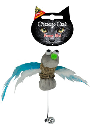 CRAZY CAT Funny Bird mit 100% Catnip